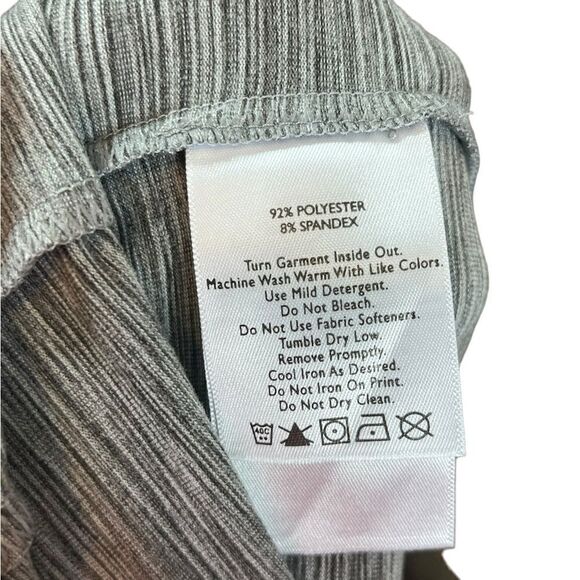 L.L. Bean Women’s Sleeveless V-Neck Heather Gray Dress, Size L - Picture 7 of 8